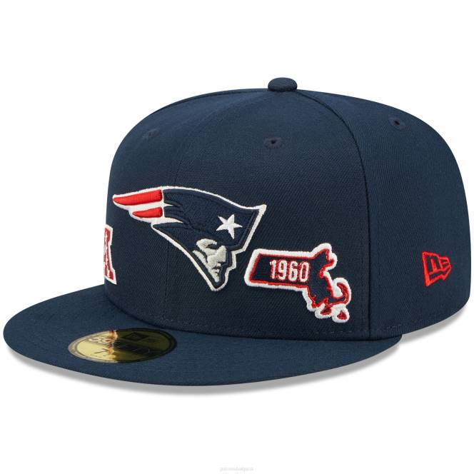 аксесоари Patriots Jersey нова ера морска идентичност 59fifty вталена шапка мъже T8TH128