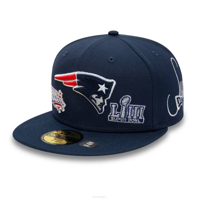 аксесоари Patriots Jersey нова ера флотска историческа шампионска шапка 59fifty мъже T8TH131