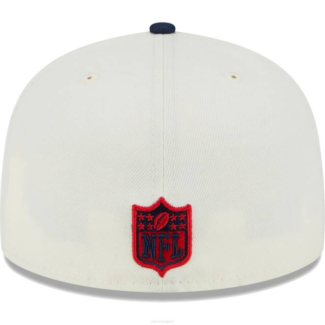 аксесоари Patriots Jersey нова ера кремава ретро 59fifty вталена шапка мъже T8TH187