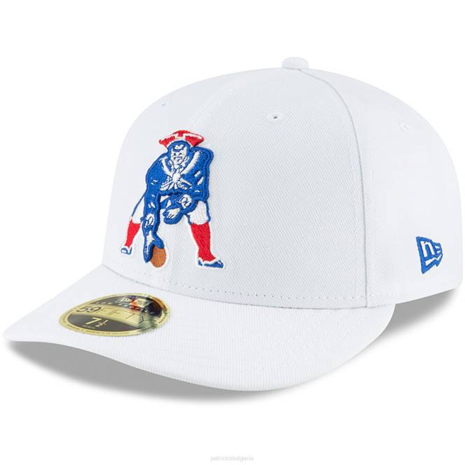 аксесоари Patriots Jersey нова ера бяла омаха с нисък профил 59fifty вталена шапка мъже T8TH250
