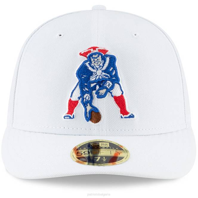 аксесоари Patriots Jersey нова ера бяла омаха с нисък профил 59fifty вталена шапка мъже T8TH250