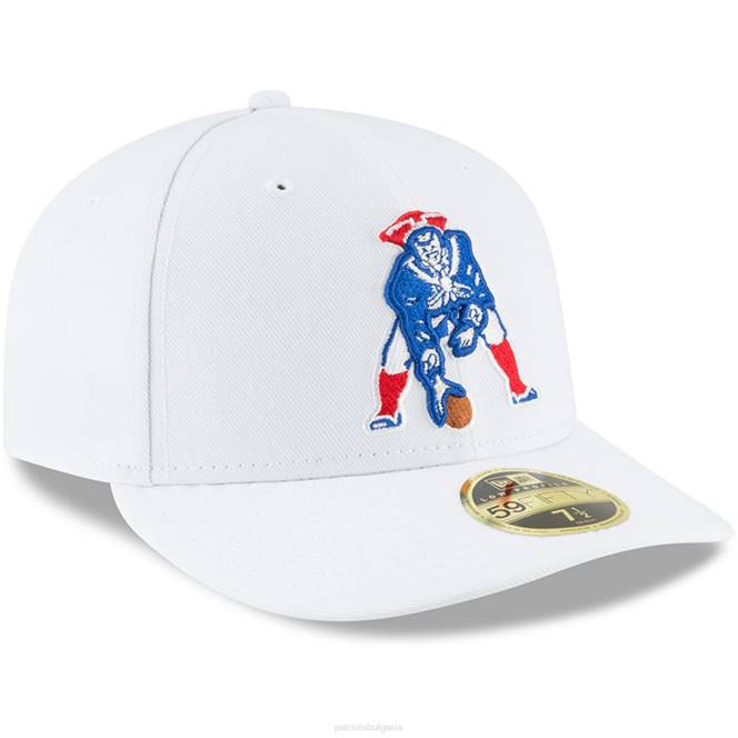 аксесоари Patriots Jersey нова ера бяла омаха с нисък профил 59fifty вталена шапка мъже T8TH250