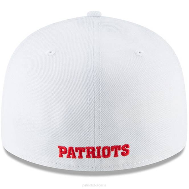 аксесоари Patriots Jersey нова ера бяла омаха с нисък профил 59fifty вталена шапка мъже T8TH250