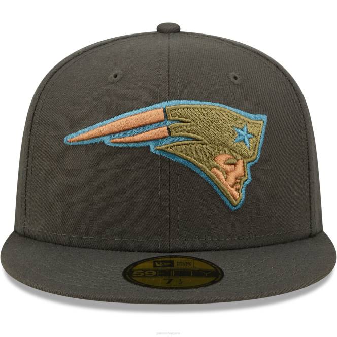 аксесоари Patriots Jersey нова ера графит многоцветен пакет 59fifty вталена шапка мъже T8TH254