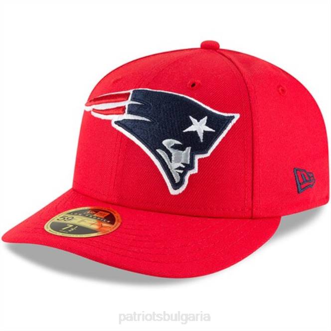 аксесоари Patriots Jersey нова ера червена омаха с нисък профил 59fifty вталена шапка мъже T8TH261
