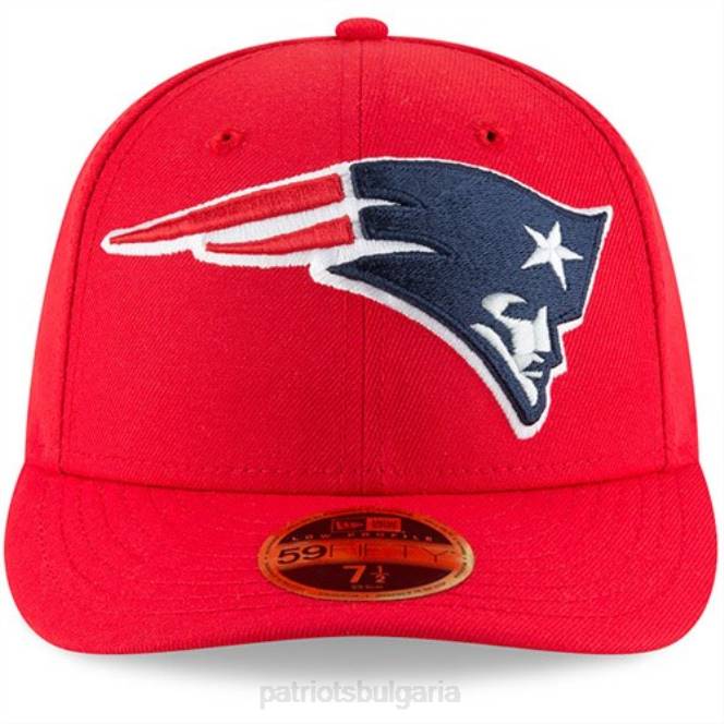 аксесоари Patriots Jersey нова ера червена омаха с нисък профил 59fifty вталена шапка мъже T8TH261