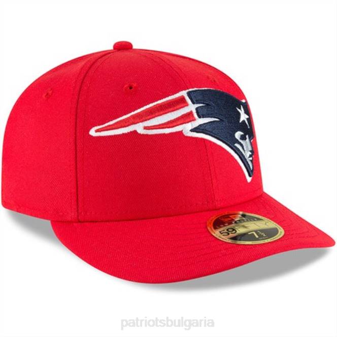 аксесоари Patriots Jersey нова ера червена омаха с нисък профил 59fifty вталена шапка мъже T8TH261