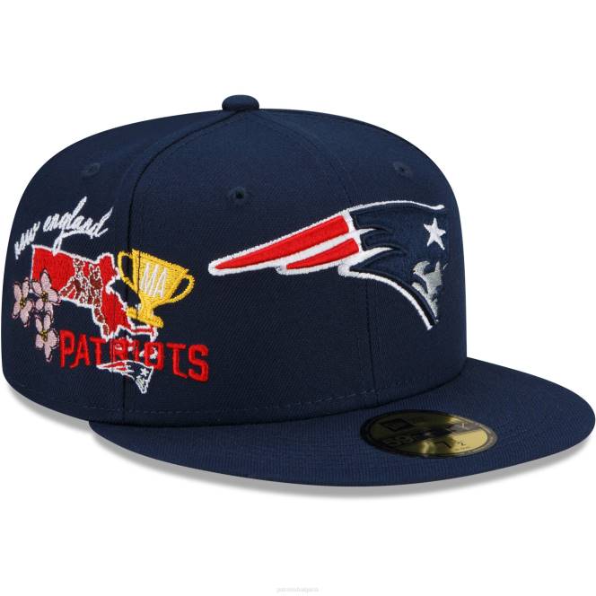аксесоари Patriots Jersey нова ера военноморска градска група 59fifty вталена шапка мъже T8TH267