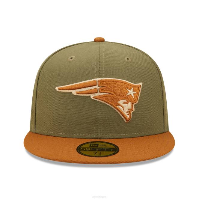 аксесоари Patriots Jersey нова ера маслинено/кафяво препечени фъстъци 59fifty вталена шапка мъже T8TH288