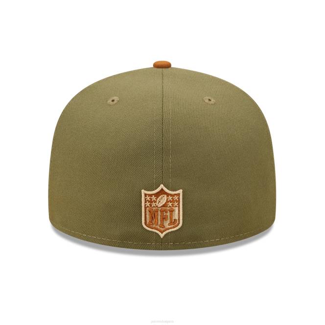 аксесоари Patriots Jersey нова ера маслинено/кафяво препечени фъстъци 59fifty вталена шапка мъже T8TH288