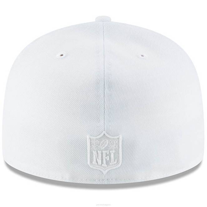 аксесоари Patriots Jersey нова ера бяло върху бяло 59fifty вталена шапка мъже T8TH315