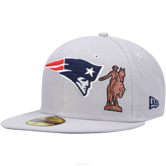 аксесоари Patriots Jersey нова ера сив град опишете 59fifty вталена шапка мъже T8TH409
