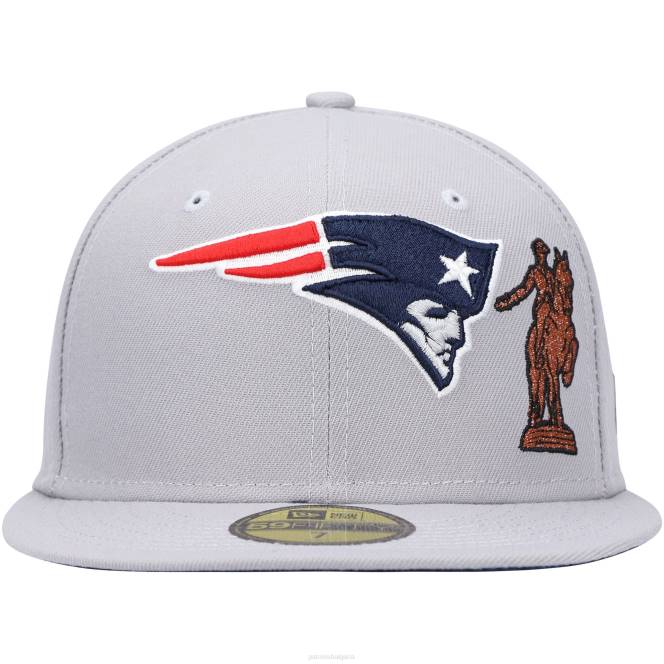 аксесоари Patriots Jersey нова ера сив град опишете 59fifty вталена шапка мъже T8TH409