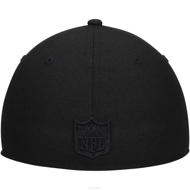 аксесоари Patriots Jersey нова ера черна черна върху черна шапка с нисък профил 59fifty ii мъже T8TH374