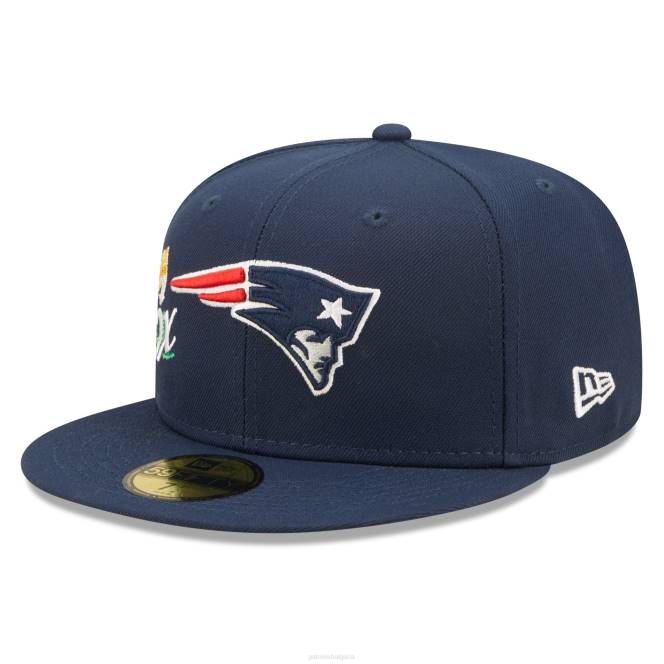 аксесоари Patriots Jersey нова ера синя корона 6x Super bowl шампиони 59fifty вталена шапка мъже T8TH255