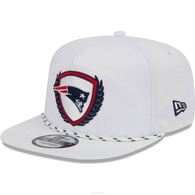 аксесоари Patriots Jersey бяла тениска от новата ера на голфър 9fifty шапка със закопчаване мъже T8TH178