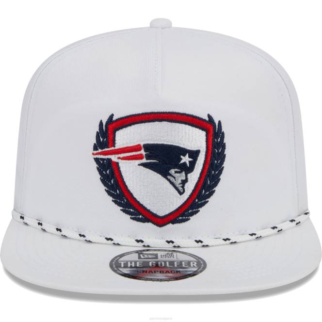 аксесоари Patriots Jersey бяла тениска от новата ера на голфър 9fifty шапка със закопчаване мъже T8TH178