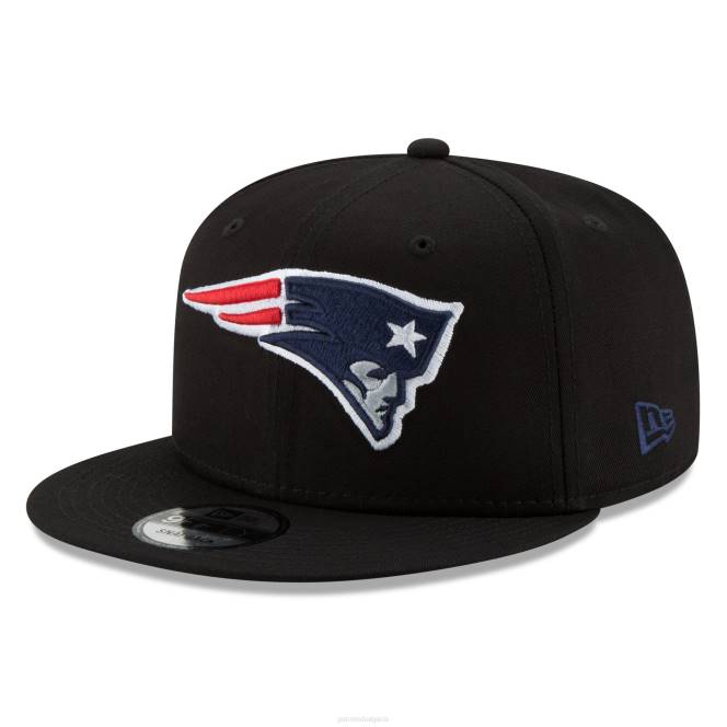 аксесоари Patriots Jersey нова ера черна базова 9fifty регулируема шапка с обратно закрепване мъже T8TH195