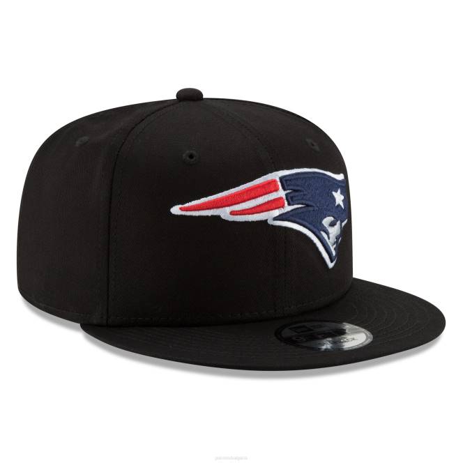 аксесоари Patriots Jersey нова ера черна базова 9fifty регулируема шапка с обратно закрепване мъже T8TH195