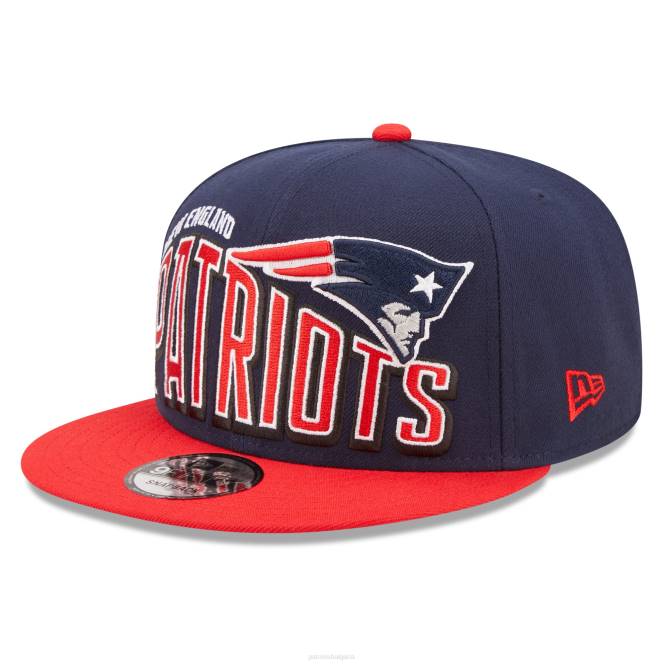 аксесоари Patriots Jersey нова ера тъмносиня/червена шапка с надпис 9fifty snapback мъже T8TH347