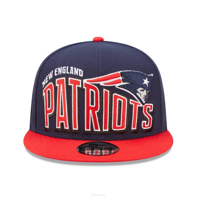 аксесоари Patriots Jersey нова ера тъмносиня/червена шапка с надпис 9fifty snapback мъже T8TH347