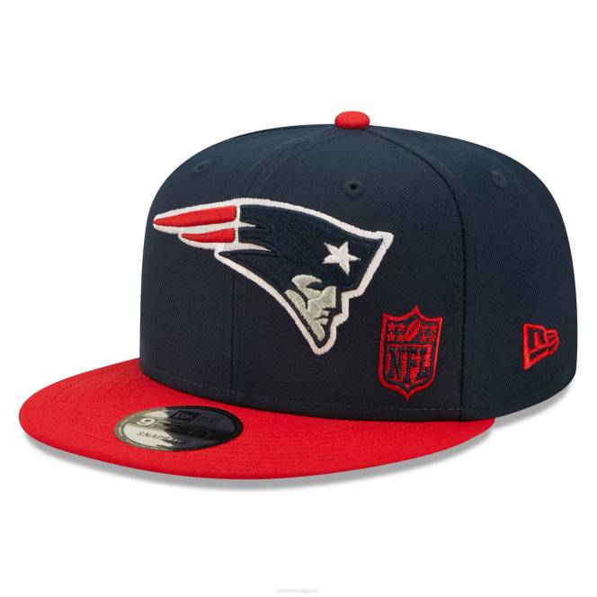 аксесоари Patriots Jersey нова ера тъмносиня/червена безупречна шапка 9fifty snapback мъже T8TH396