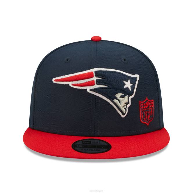 аксесоари Patriots Jersey нова ера тъмносиня/червена безупречна шапка 9fifty snapback мъже T8TH396