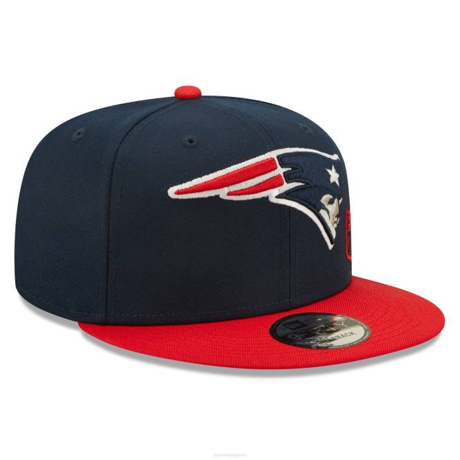 аксесоари Patriots Jersey нова ера тъмносиня/червена безупречна шапка 9fifty snapback мъже T8TH396