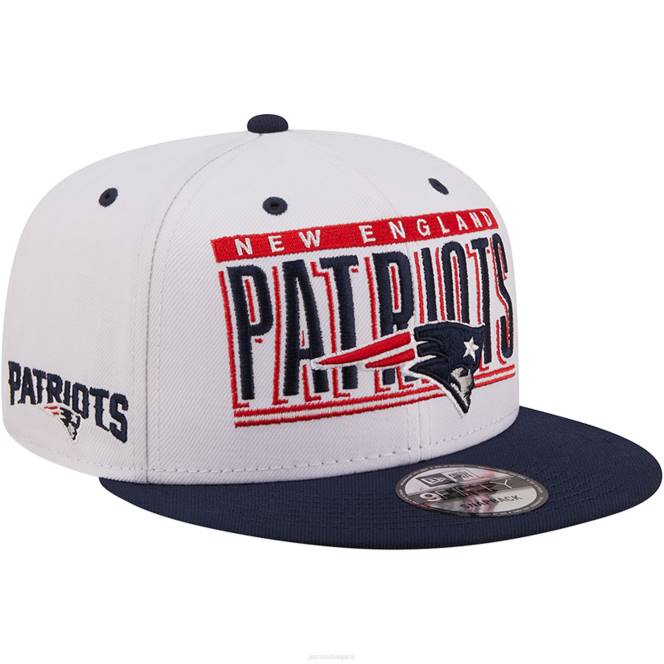 аксесоари Patriots Jersey нова ера бяла/тъмносиня ретро шапка 9fifty snapback мъже T8TH463