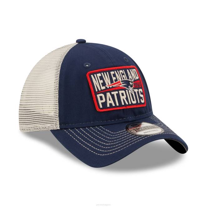 аксесоари Patriots Jersey нова ера тъмносиня/естествена шапка за шофьор на камион 9twenty мъже T8TH289