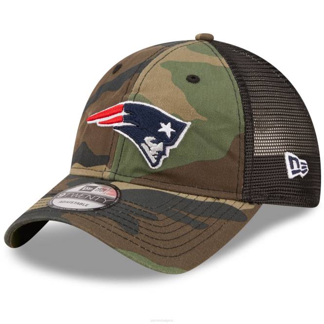 аксесоари Patriots Jersey нова ера камуфлажна/черна базова шапка 9twenty trucker snapback мъже T8TH314