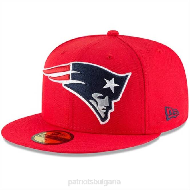 аксесоари Patriots Jersey нова ера червена шапка Omaha 59fifty мъже T8TH253