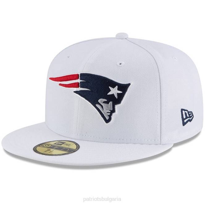 аксесоари Patriots Jersey нова ера бяла шапка Omaha 59fifty мъже T8TH342