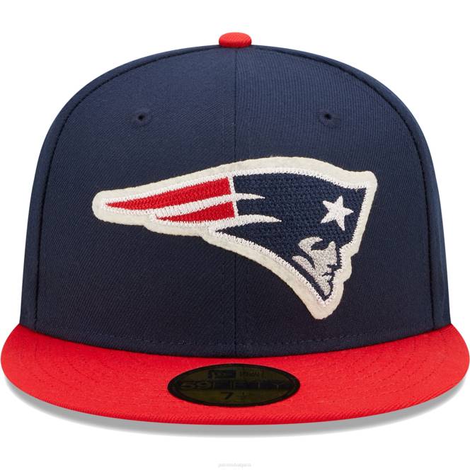 аксесоари Patriots Jersey нова ера тъмносин/червен Super bowl xxxvi вталена шапка Letterman 59fifty мъже T8TH213