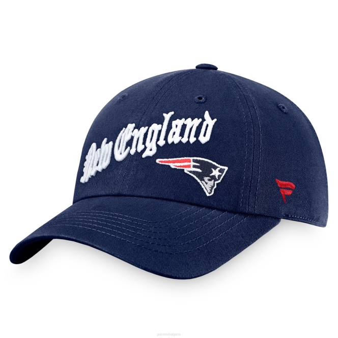 аксесоари Patriots Jersey регулируема шапка в синьо, брандирана от фанатици, староанглийска мъже T8TH381