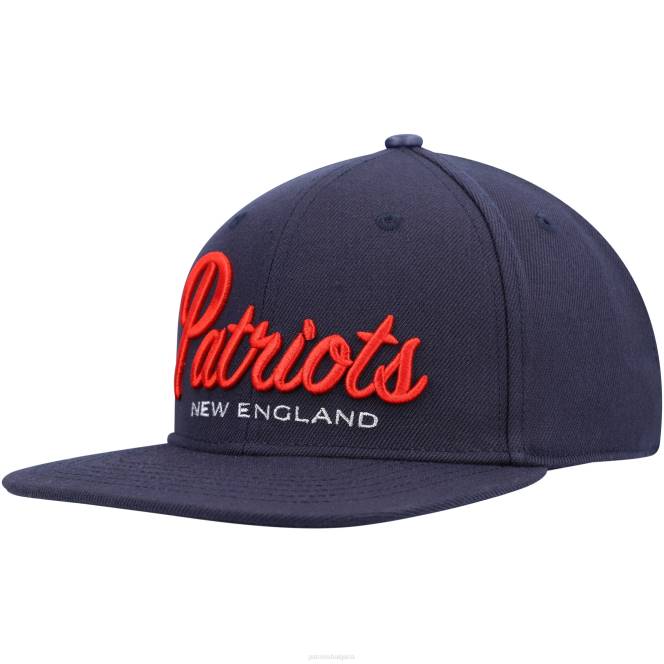 аксесоари Patriots Jersey професионална стандартна военноморска надпис с маркировка със закопчаваща се шапка мъже T8TH458