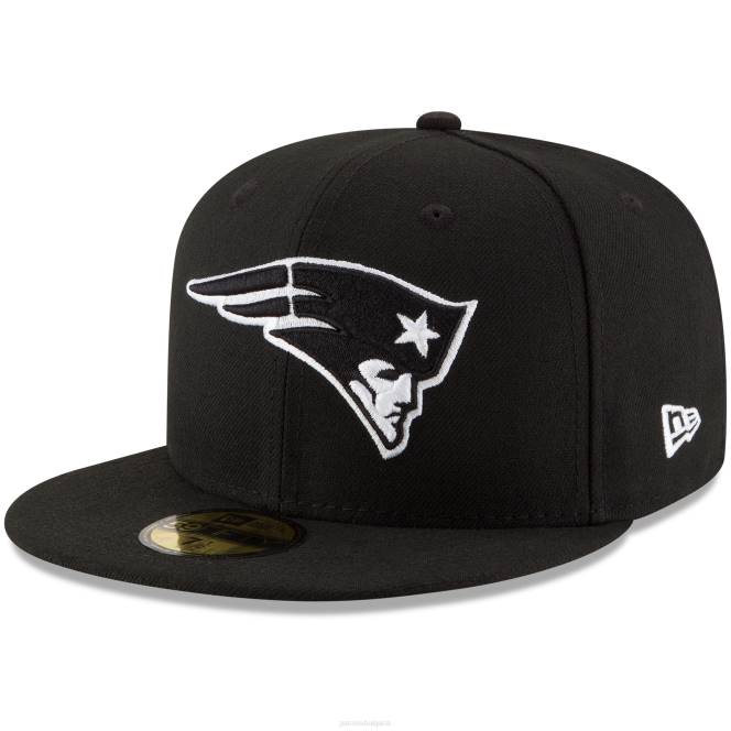 аксесоари Patriots Jersey нова ера черна b-dub 59fifty вталена шапка мъже T8TH170