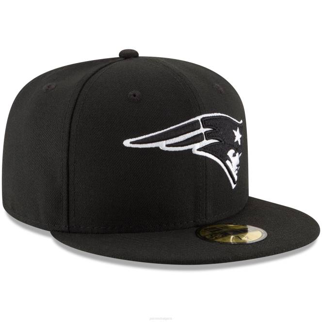 аксесоари Patriots Jersey нова ера черна b-dub 59fifty вталена шапка мъже T8TH170