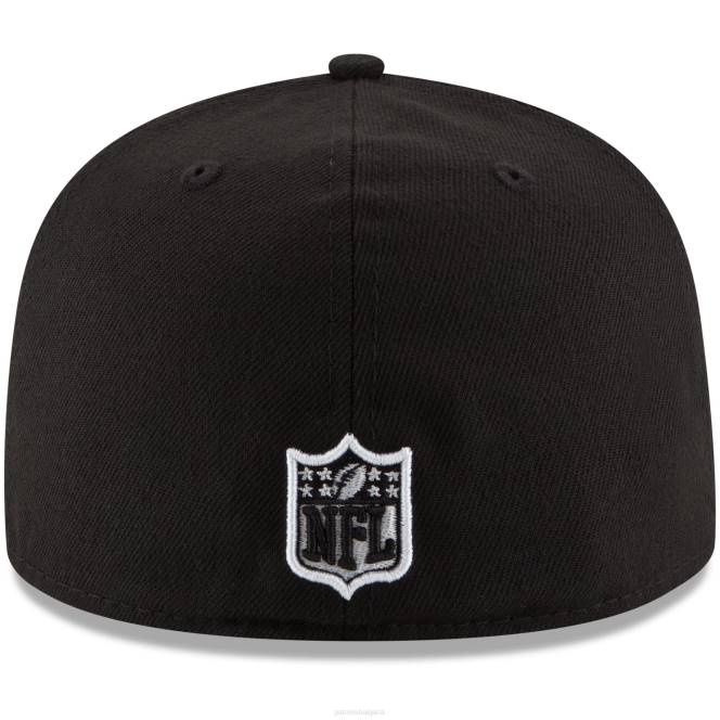 аксесоари Patriots Jersey нова ера черна b-dub 59fifty вталена шапка мъже T8TH170