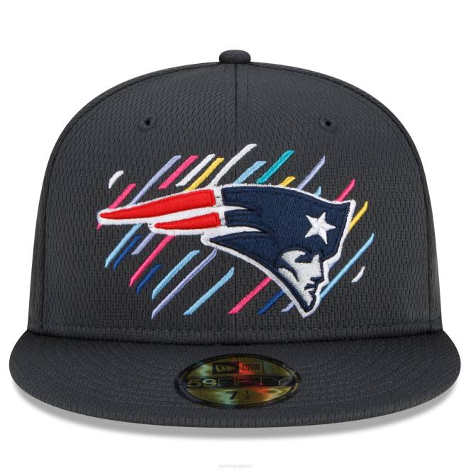 аксесоари Patriots Jersey нова ера charcoal 2021 nfl crucial catch 59fifty вталена шапка мъже T8TH282