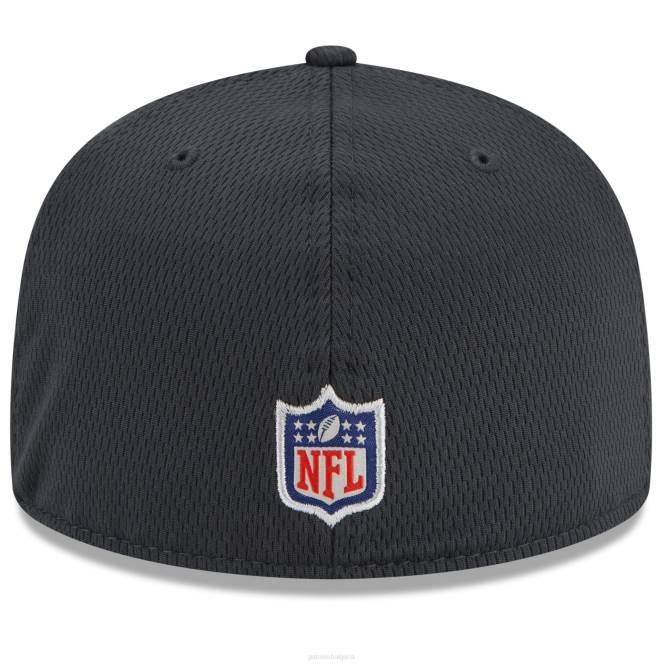 аксесоари Patriots Jersey нова ера charcoal 2021 nfl crucial catch 59fifty вталена шапка мъже T8TH282