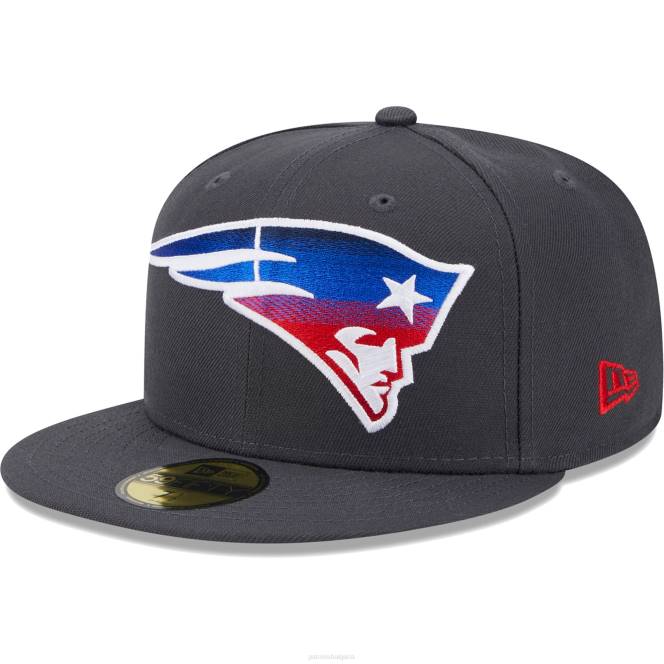 аксесоари Patriots Jersey нова ера графитен цвят dim 59fifty вталена шапка мъже T8TH227