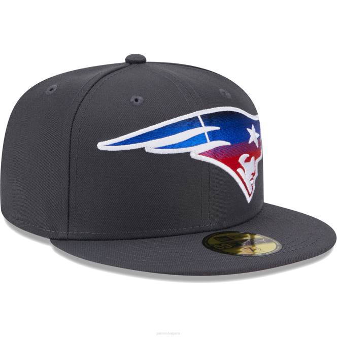 аксесоари Patriots Jersey нова ера графитен цвят dim 59fifty вталена шапка мъже T8TH227