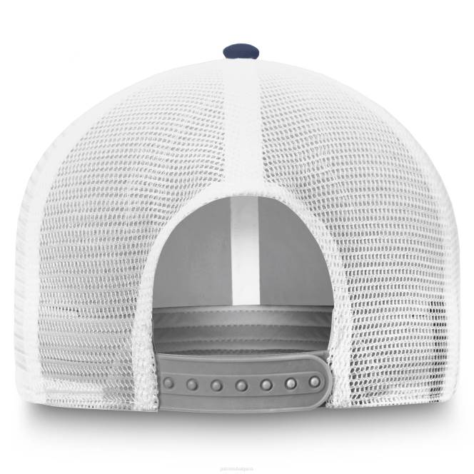 аксесоари Patriots Jersey fanatics брандирана хедър сива/морска трицветна шапка за шофьор на камион мъже T8TH118