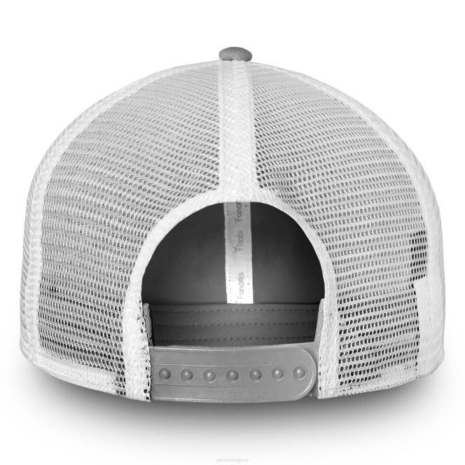 аксесоари Patriots Jersey fanatics брандирана сива/бяла основна неструктурирана регулируема шапка на шофьор на камион мъже T8TH193