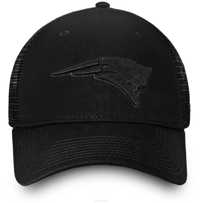 аксесоари Patriots Jersey fanatics марка черна основна тонална неструктурирана регулируема шапка на шофьор на камион мъже T8TH275