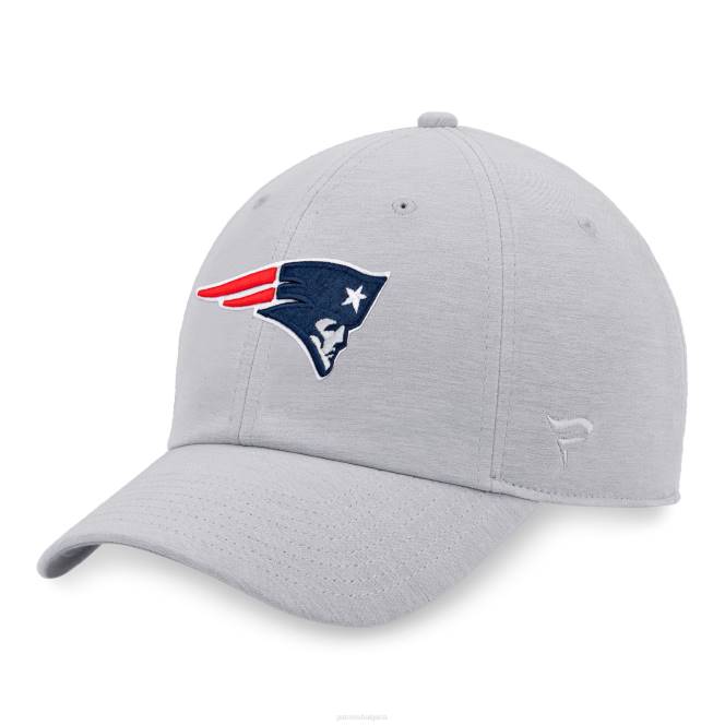 аксесоари Patriots Jersey регулируема шапка с лого на fanatics heather grey мъже T8TH183