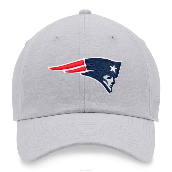 аксесоари Patriots Jersey регулируема шапка с лого на fanatics heather grey мъже T8TH183