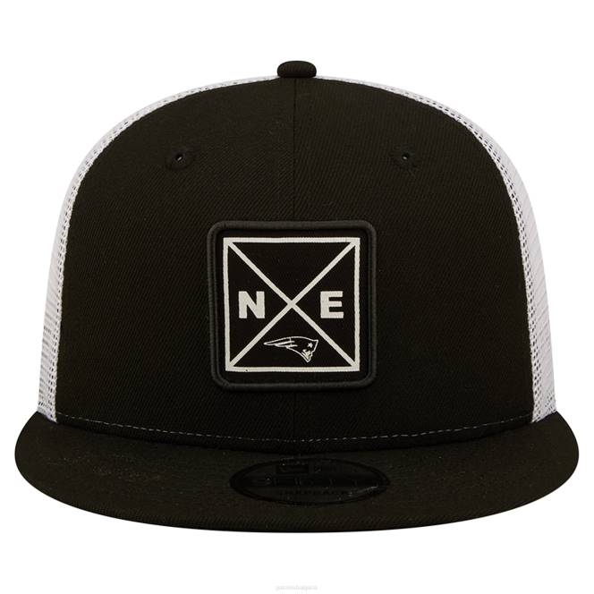 аксесоари Patriots Jersey нова ера черна шапка quad ii 9fifty trucker snapback мъже T8TH123