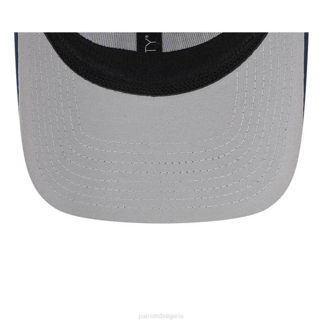 аксесоари Patriots Jersey нова ера stone/navy 2023 nfl draft 39thirty flex hat мъже T8TH144